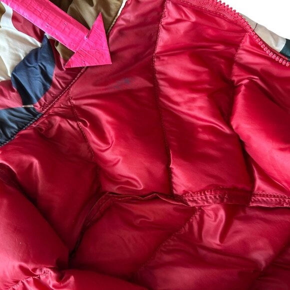 MARIMEKKO x Uniqlo Women’s Multicolor Circle Ultra Light Puffer Hooded Jacket - Picture 8 of 11